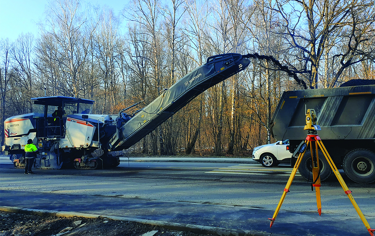 3D LPS для дорожной фрезы