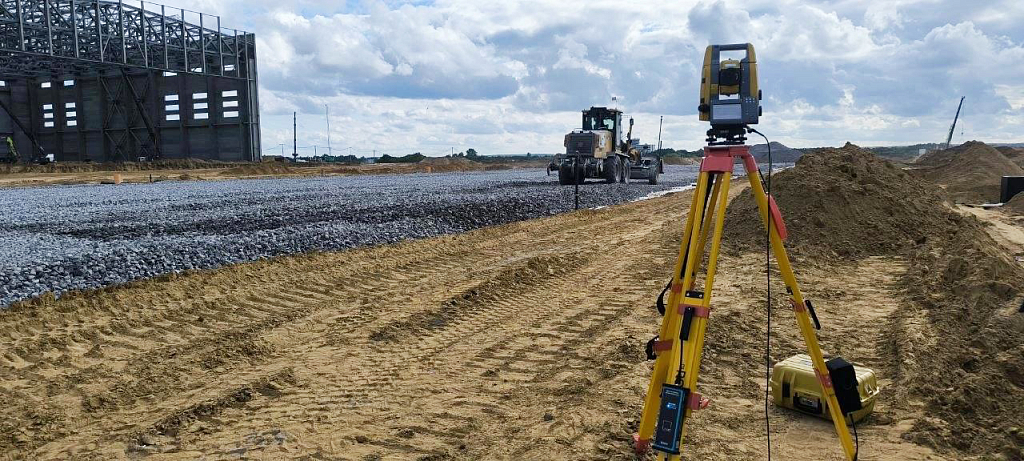 Гибридная 3D Система нивелирования КУБ для автогрейдера